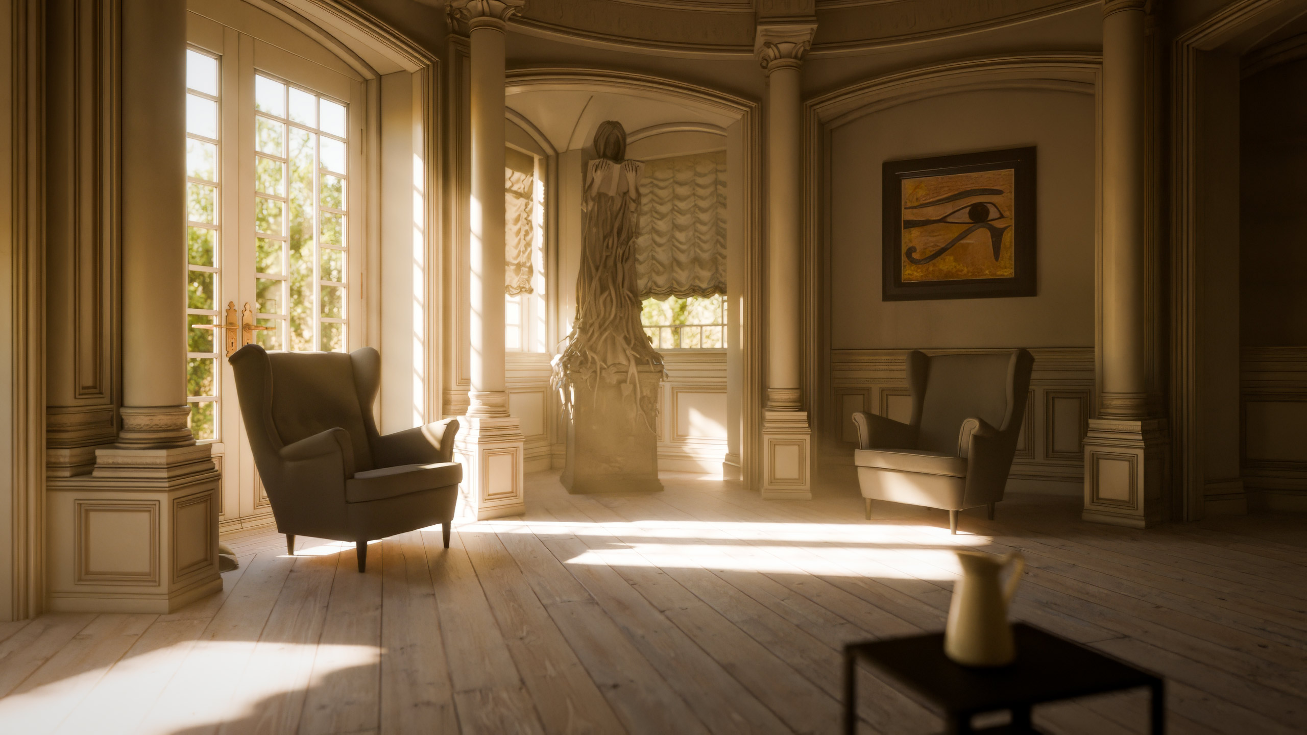 Render eines Chalets