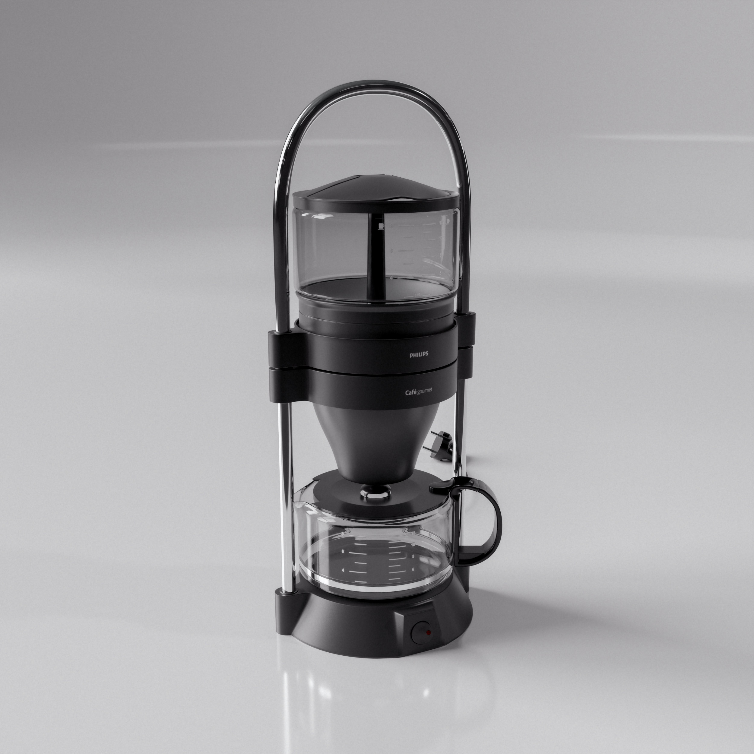 Render eine Kaffeemaschine