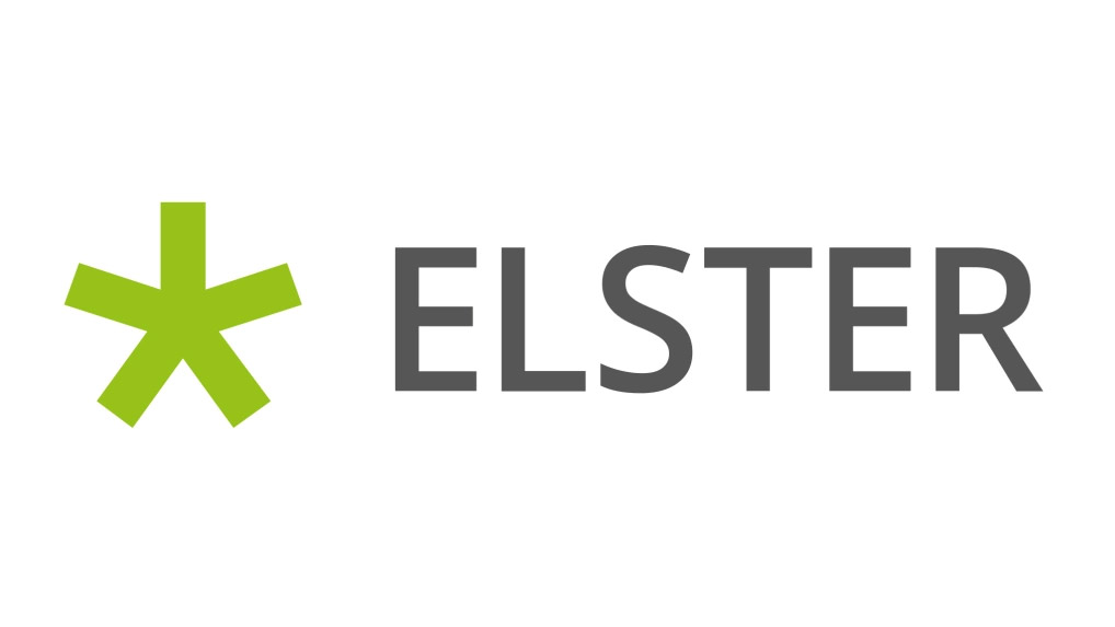 Logo Elster, Asterisk und Schriftzug
