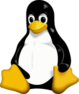 Linux Maskottchen Tux der Pingiun (Cartoon)