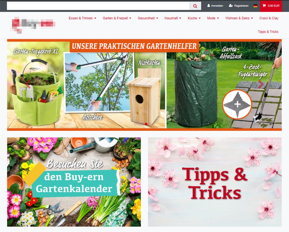 Screenshot Plenty Webshop Screenshot Plenty Webshop